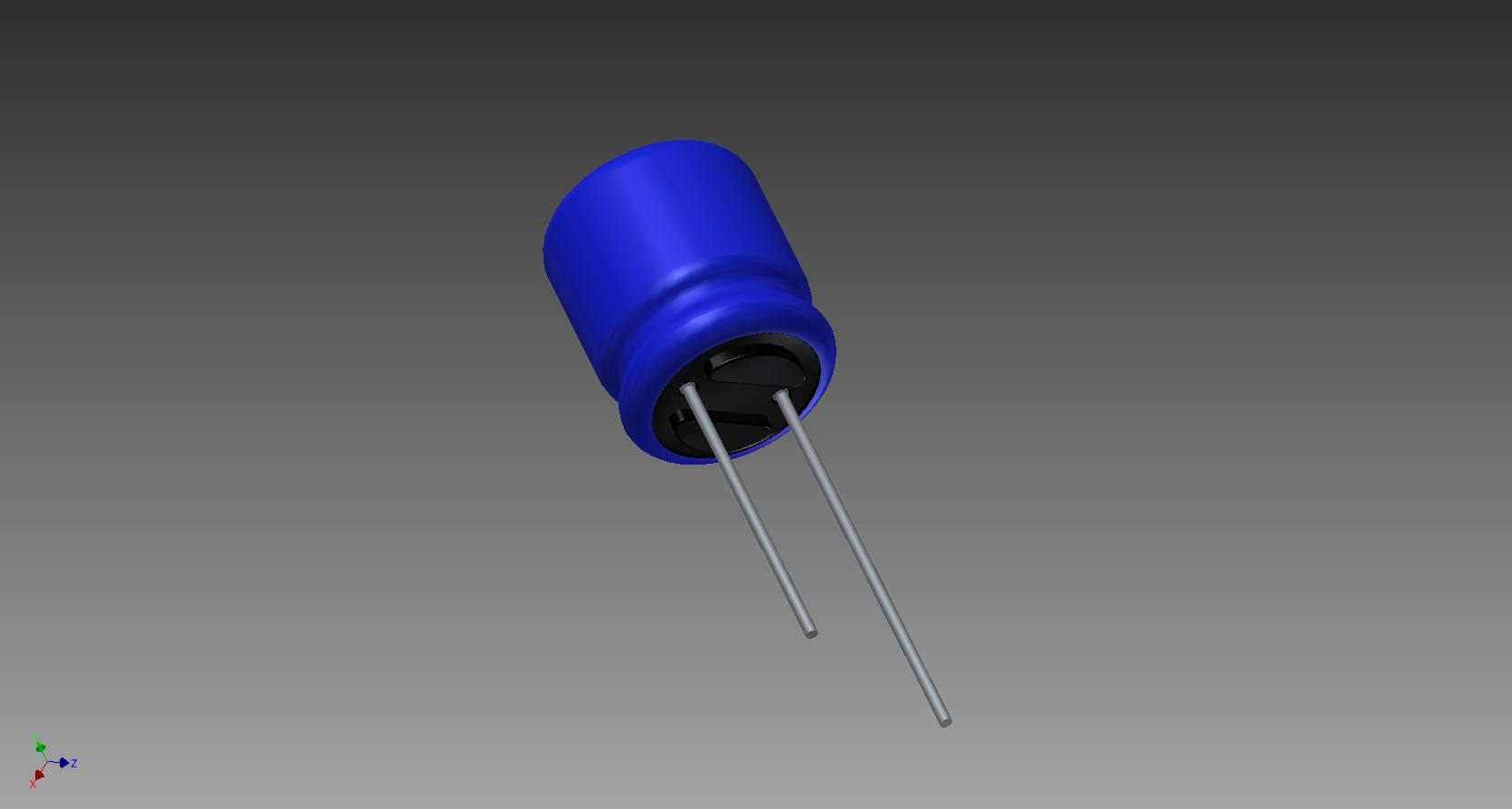 10 x 12 电容器3d模型-2