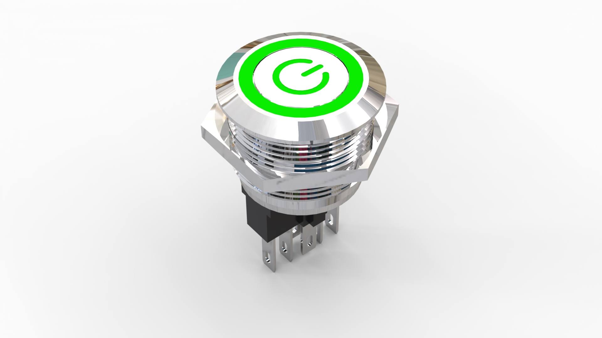 金属按钮开关，带环形LED 22 mm-1