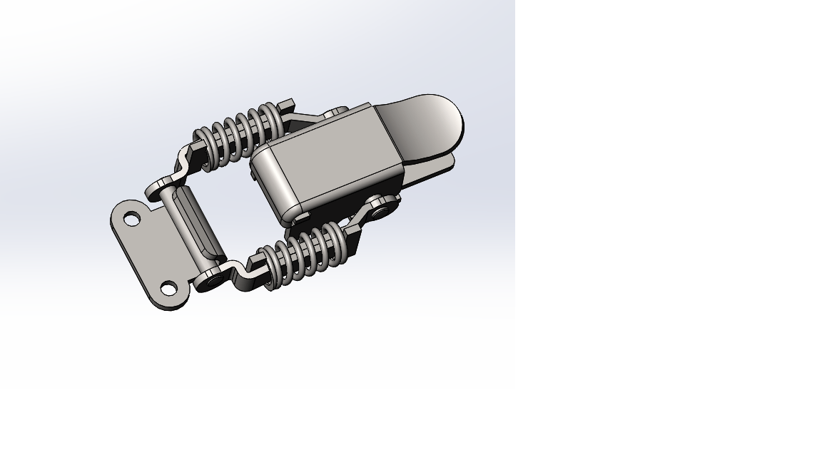 小五金弹簧搭扣模型-1