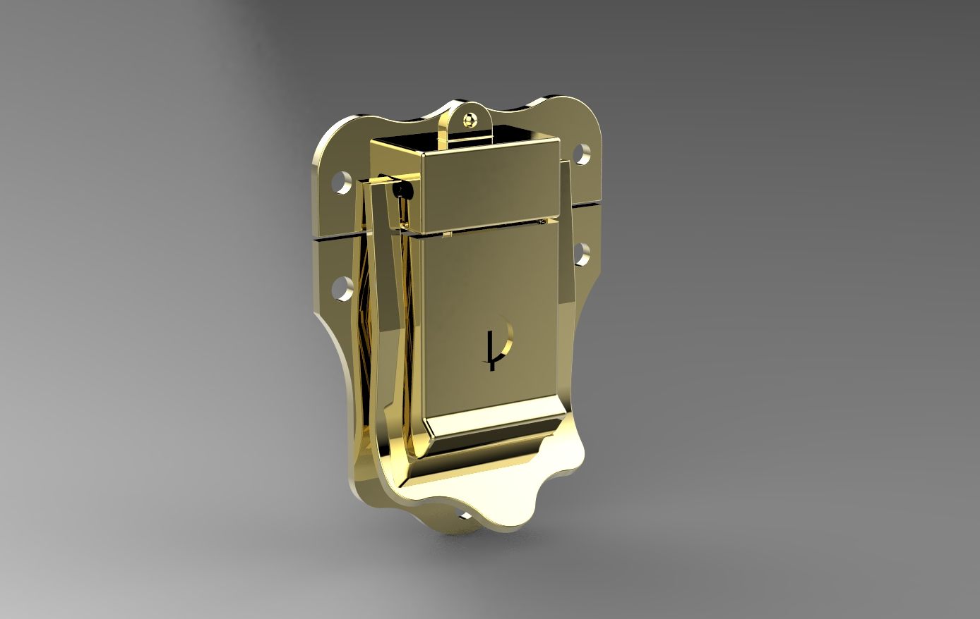 41D Lock Hasp箱包锁搭扣-1